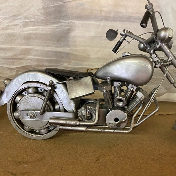 Scrap Metal Motorcycle - Large - Picture 3 of 3